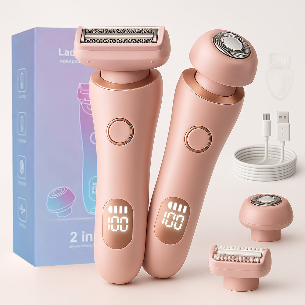 Rasoir Épilateur 2 en 1 USB Rechargeable